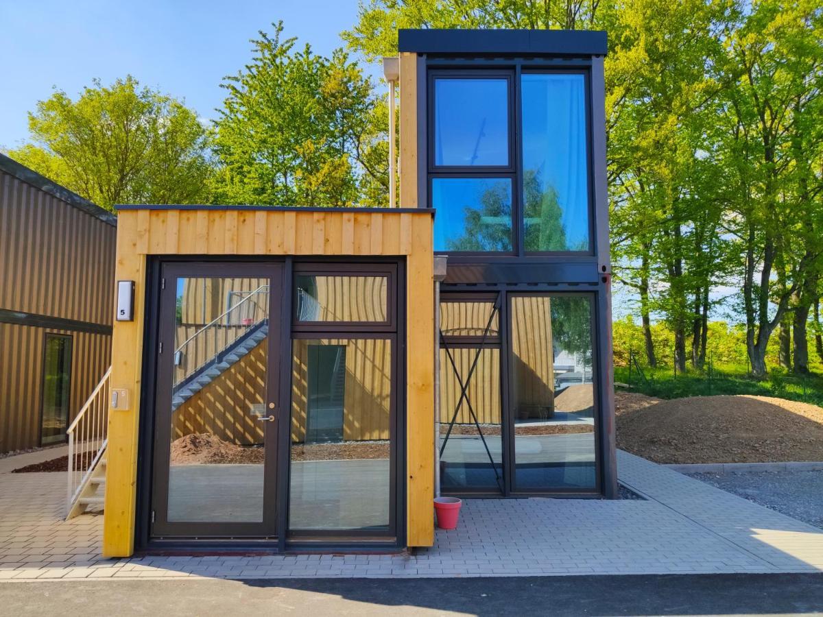 فيرتهايم Modern Ausgebauter Ueberseecontainer Als Tiny House المظهر الخارجي الصورة